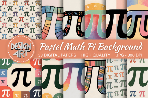 Download Pastel Math Pi Background - Premium Resources