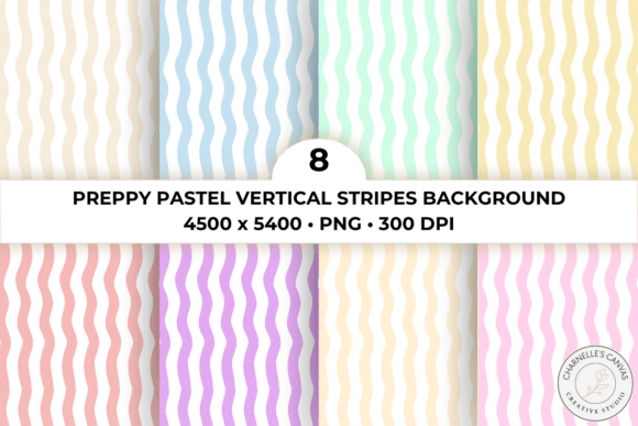 Download Preppy Pastel Vertical Stripes - Premium Resources
