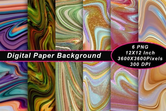 Download Trendy Liquid Digital Paper Marble Wave - Premium Resources